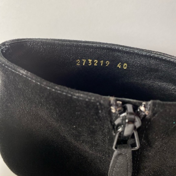 Balenciaga suede ankle boots heels black 40 - Picture 7 of 12